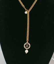 Load image into Gallery viewer, CC Charm Drop Pendant Necklace
